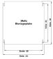 Preview: Wand Schaltschrank 300x250x200 mm HBT 1-türig IP66 Standardtür